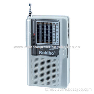 FM/MW/SW1-7 9-band Portable Radio with High-sensitivity